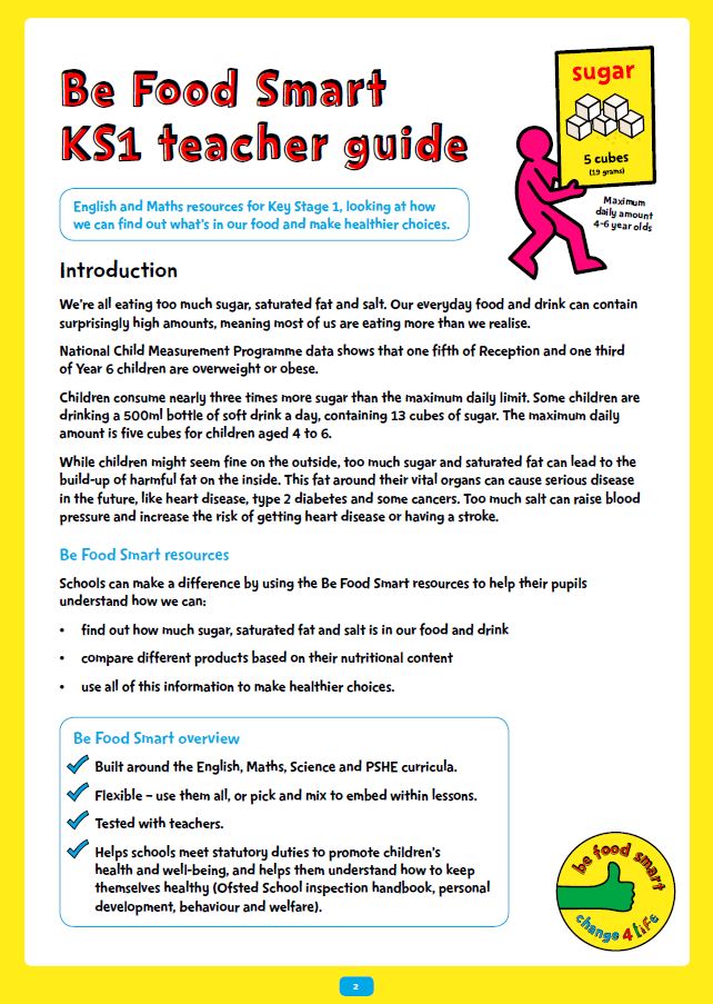 Be Food Smart: KS1 toolkit | PHE School Zone