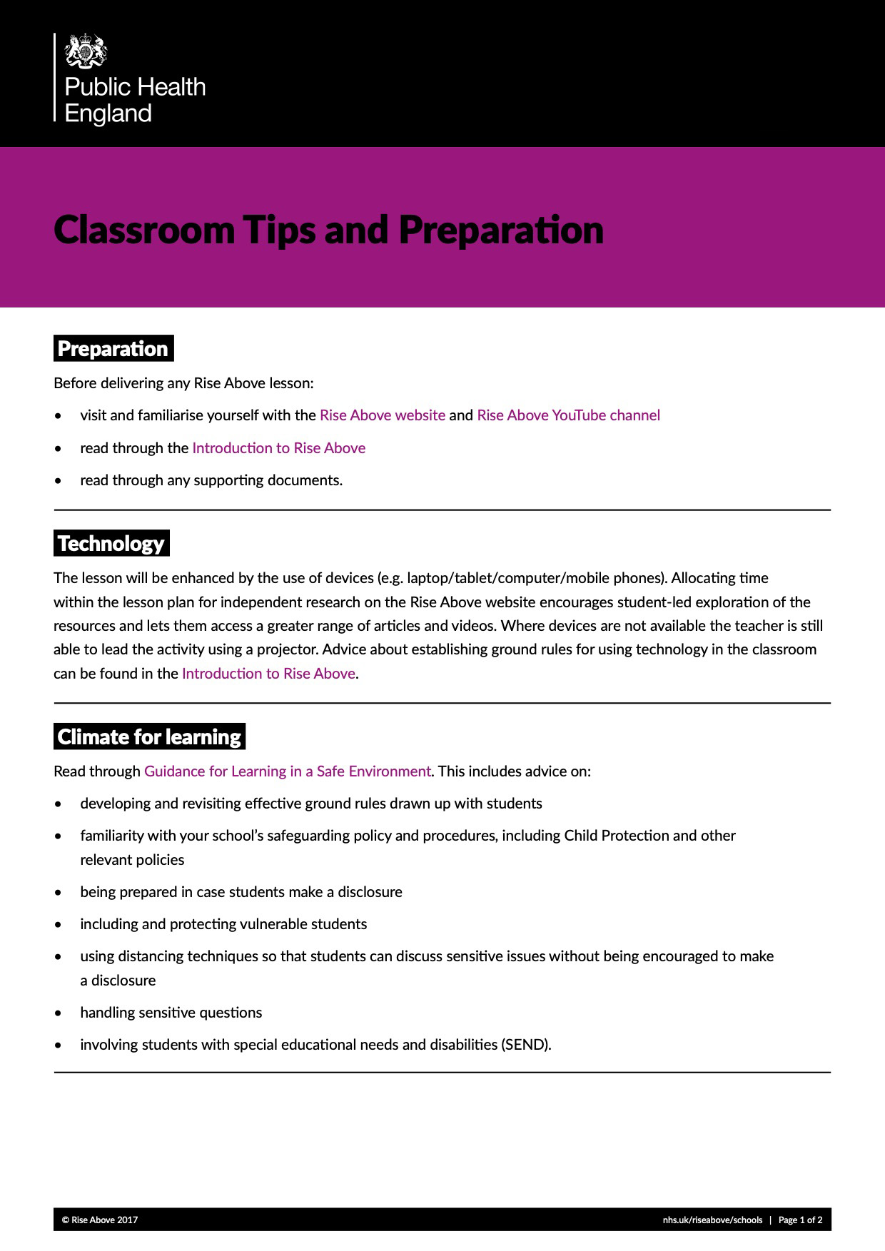 Bullying And Cyberbullying Lesson Plan Pack | PHE School Zone