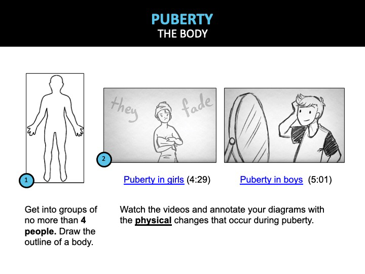 Changes during puberty mental 