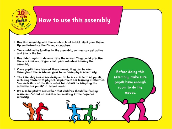 Active school day – whole-school assembly PowerPoint