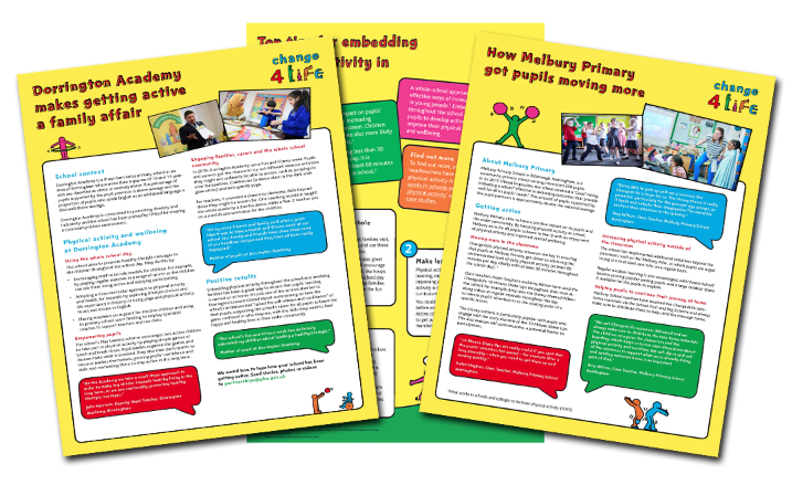 Top tips for school leaders – Embedding activity throughout the school